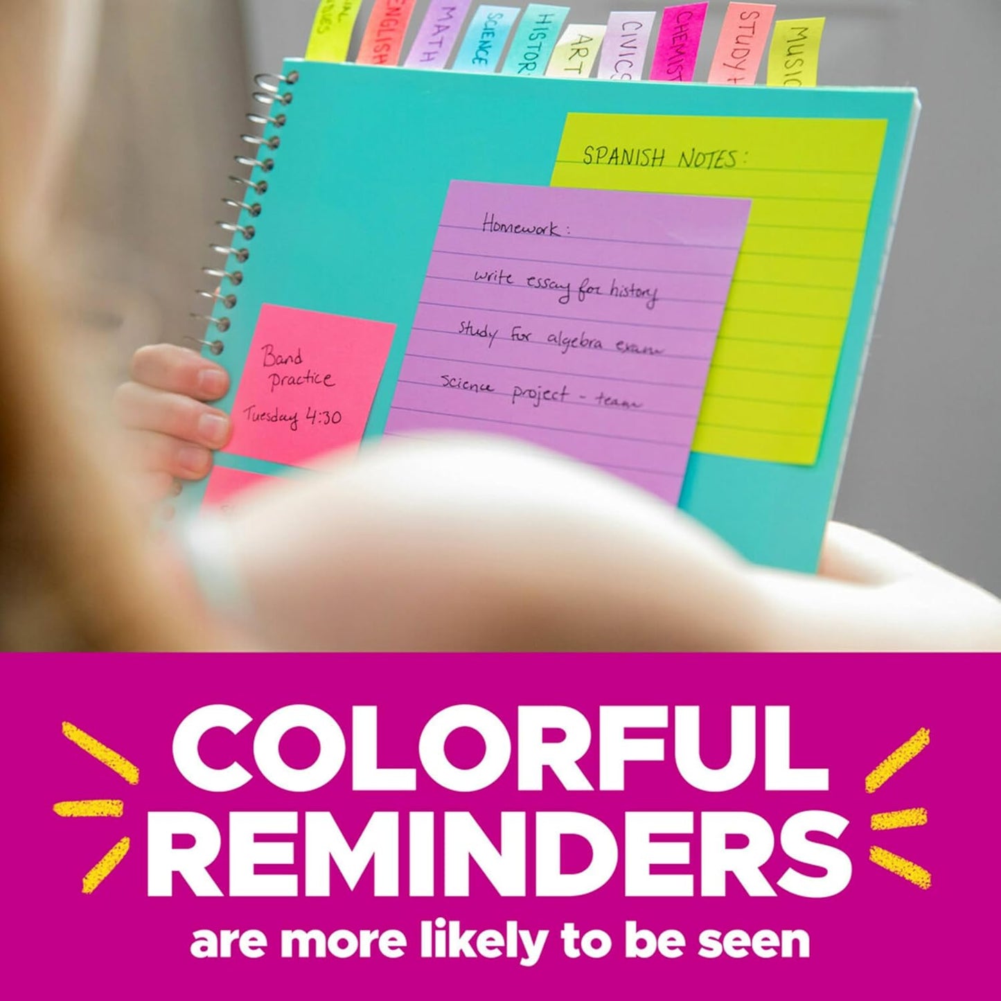 Post-it Super Sticky Notes - 24 Pads | 3 x 3 in. | Supernova Neons Collection - 2X Sticking Power