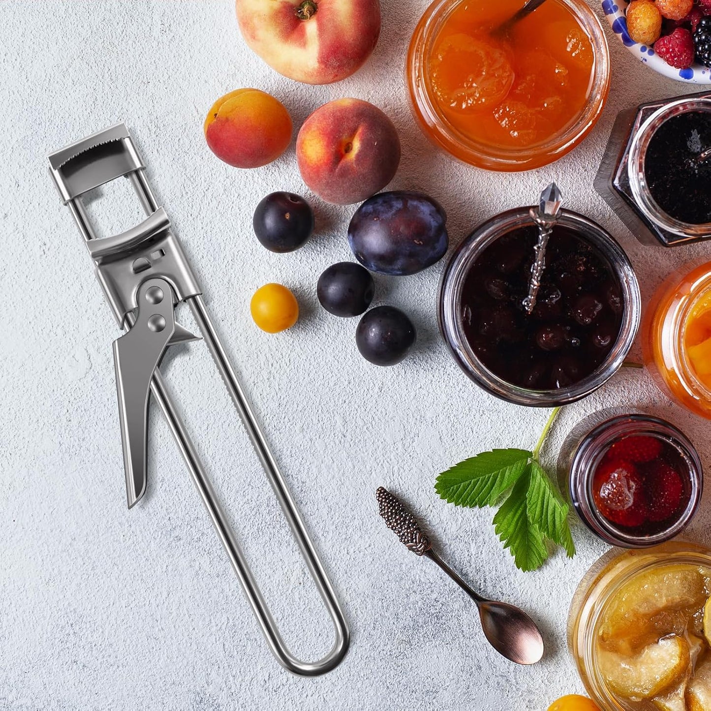 Regine Switzerland Adjustable Stainless Steel Bottle & Jar Opener - Ergonomic Gripper for Seniors
