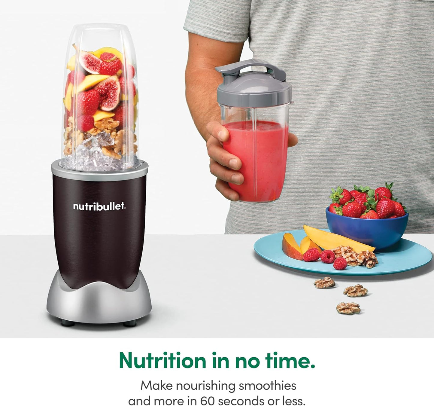 NutriBullet Pro 13-Piece Blender Set - Powerful 900W Motor in Sleek Onyx Black