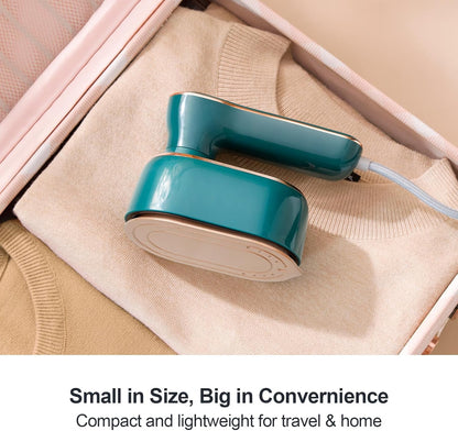 Travel Steamer for Clothes by [Brand Name] - 1000W Compact Mini Iron for Wrinkle Removal | Perfect for Travel, College, and Home