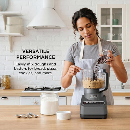 Ninja Professional Plus Food Processor - 1000 Peak Watts, 4 Functions, 9-Cup Bowl, Silver | BN601