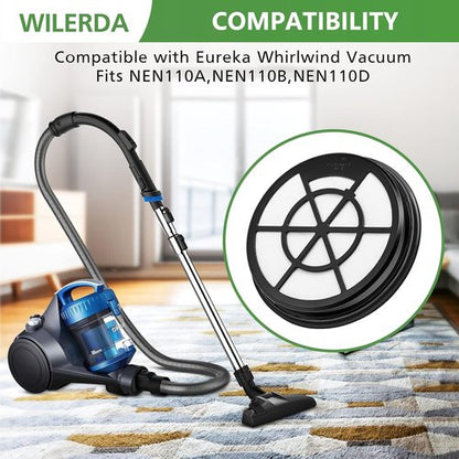 Eureka NEN110A Vacuum Filter - Inlet Frame & Sponge Filter Set | Compatible with Whirlwind Canister (4-Pack)