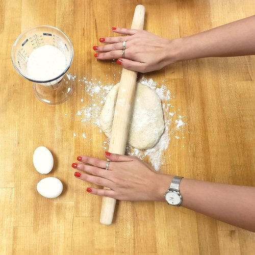 Frieling Dough Roller - 20-Inch Natural Maple French Pin Rolling Pin for Perfect Pizza Dough