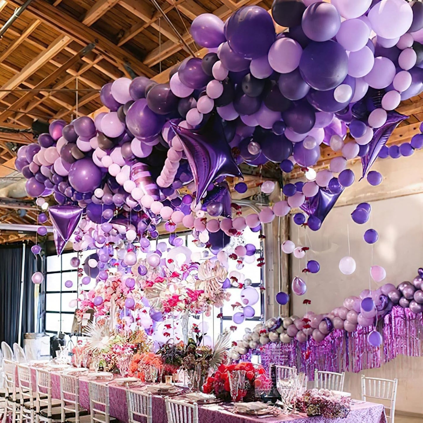 PartyWoo Baby Pink Balloons - 100pcs Pastel Balloon Arch Kit for Baby Shower & Birthday Decor | 5-36 Inch Sizes