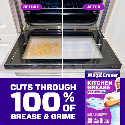 Mr. Clean Magic Eraser - Foaming Sponge with Dawn Cleaning Power for Kitchen Grease | 6 Count