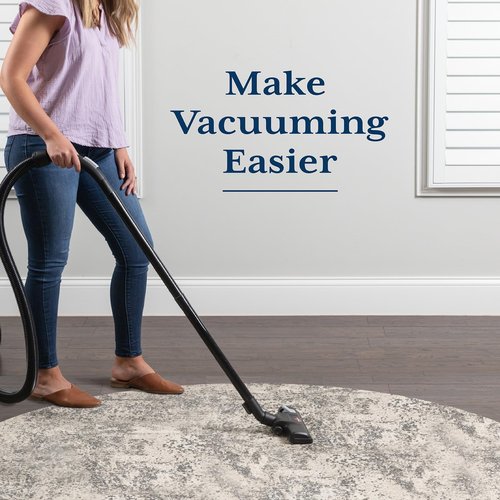 Veken 2x2 Ft Round Rug Pad Gripper for Hardwood Floors, Circle Non Slip Rug Pads for Area Rugs, Thick Rug Grippers for Tile Floors, Under Carpet Anti Skid Mat, Keep Your Rugs Safe and in Place