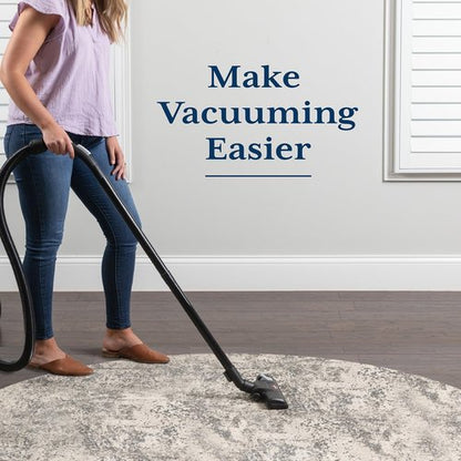 Veken 2x2 Ft Round Rug Pad Gripper for Hardwood Floors, Circle Non Slip Rug Pads for Area Rugs, Thick Rug Grippers for Tile Floors, Under Carpet Anti Skid Mat, Keep Your Rugs Safe and in Place
