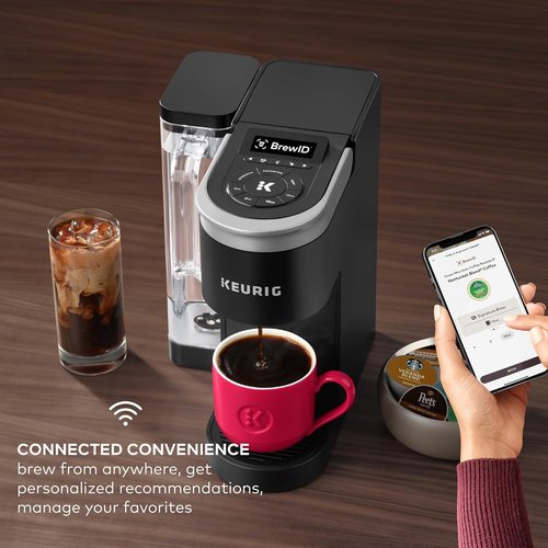 Keurig K-Supreme SMART Coffee Maker - MultiStream Technology for 6-12oz Brews | Sleek Black Design