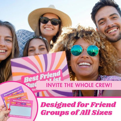Best Friend Bucket List - 35 Scratch-Off Cards for Fun Adventure Date Ideas | Perfect Friendship Gift for Birthdays
