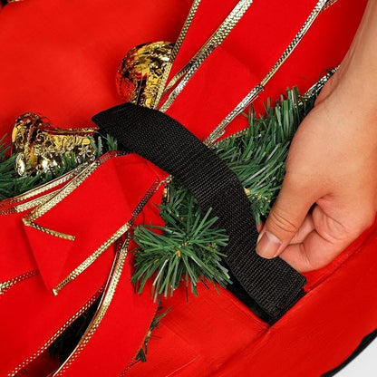 HOMEST Wreath Storage Organizer - Durable 30" Bag with Zipper & Reinforced Handles for Dust Protection