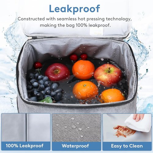 Lifewit Cooler Bag - Insulated & Collapsible Soft Cooler Tote for 30-60 Cans | Perfect for Camping & BBQ