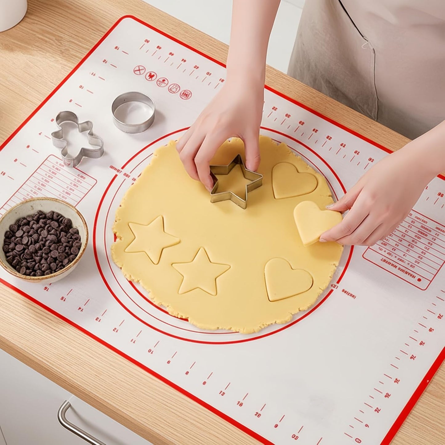 Silicone Baking Mat by Extra Large | Non-Stick, Heat-Resistant Dough & Pastry Roller – 31.5'' x 24''