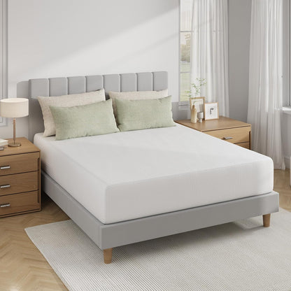 Novilla California King Mattress - 12-Inch Gel Memory Foam for Cooling Comfort & Pressure Relief | CertiPUR-US Certified, White