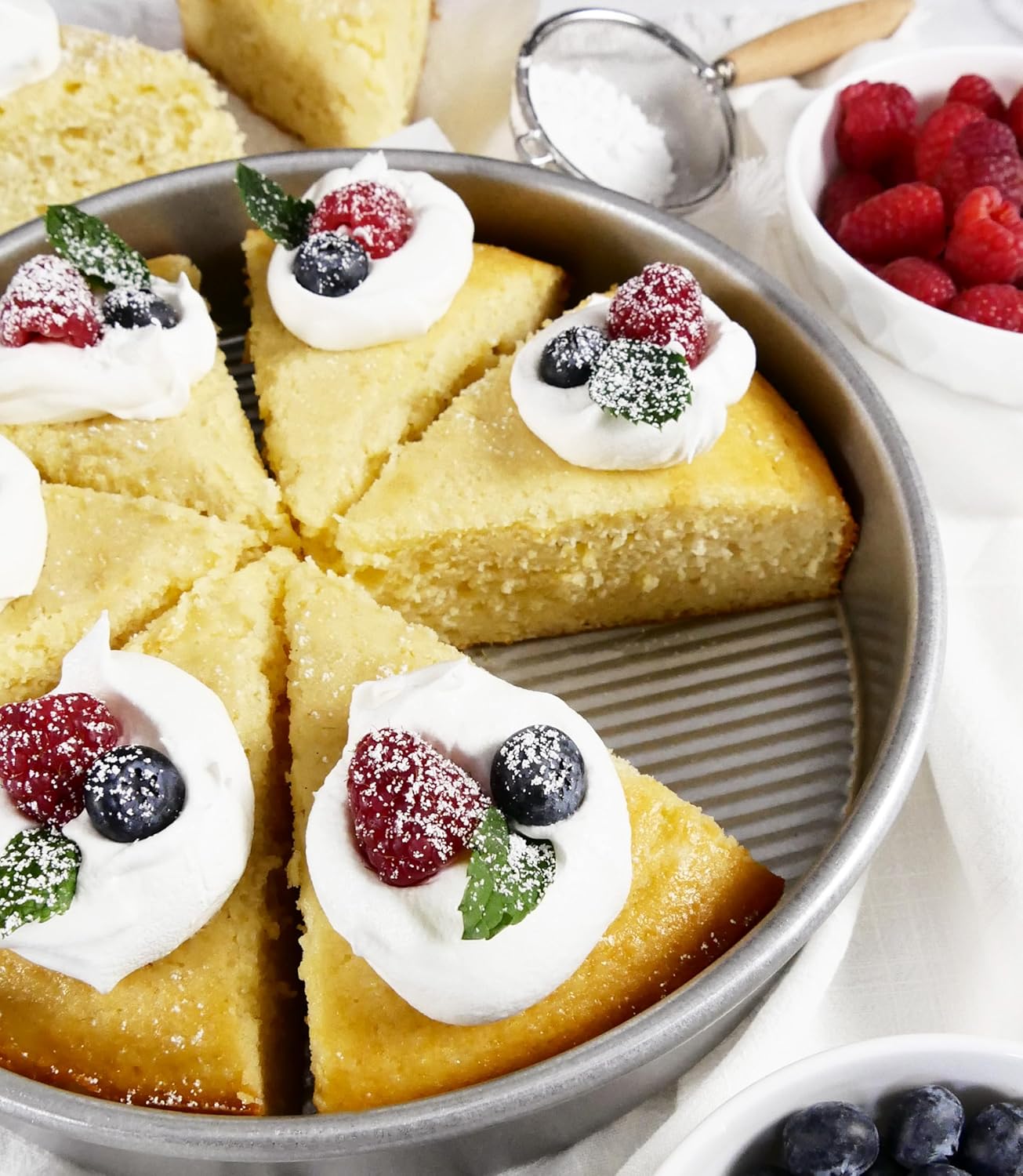 USA Pan Bakeware Round Cake Pan - Nonstick Quick Release Coating | 9 Inch, Set of 2, Aluminized Steel