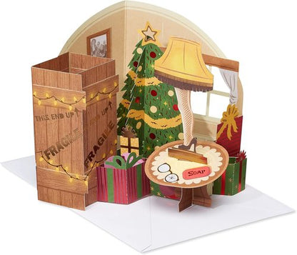 American Greetings Pop-Up Christmas Card - Magic Moments from A Christmas Story | Festive Design