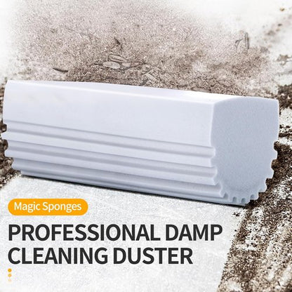 COBETE Damp Clean Duster Sponge - 4-Pack Reusable Magic Eraser for Household Cleaning | Multi-Color