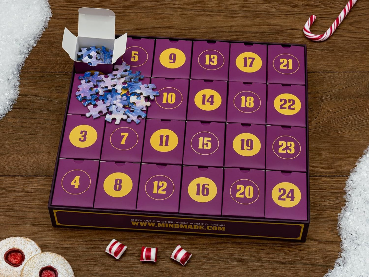 Abraham Hunter | Original Jigsaw Puzzle Advent Calendar 2025 - Nativity Scene, 1008 Pieces, Holiday Countdown Gift