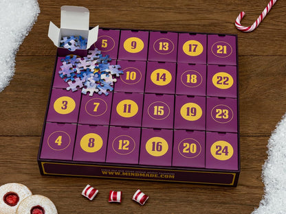 Abraham Hunter | Original Jigsaw Puzzle Advent Calendar 2025 - Nativity Scene, 1008 Pieces, Holiday Countdown Gift