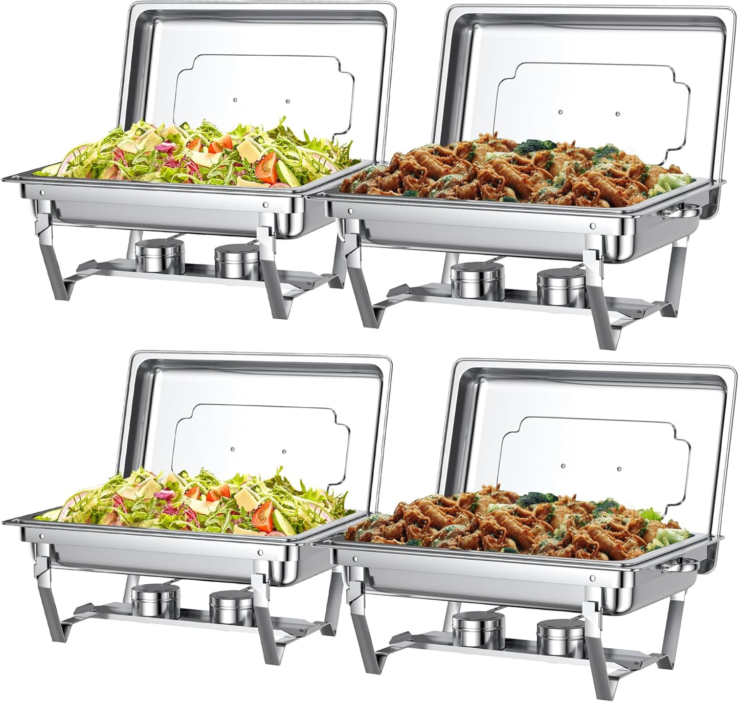 ROTTAY Chafing Dishes Set - Premium Buffet Warmers with Lids for Catering | Food Serving Solutions