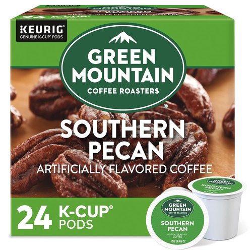 Green Mountain Coffee Roasters Southern Pecan K-Cup Pods - Flavored Light Roast, 24 Count