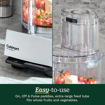 Cuisinart 11-Cup Food Processor - Dishwasher Safe with Slicing & Shredding Discs | Chrome Finish