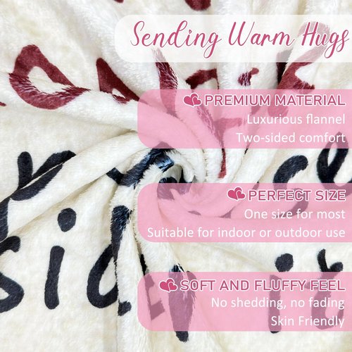 Hexagram Great Grandma Gift - Big Hug Soft Flannel Wearable Blanket From Grandchildren for Birthday