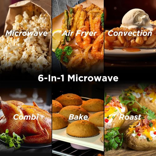 BLACK+DECKER Over The Range Microwave Oven - Air Fryer & Convection Modes, 1.5 Cu.Ft., Stainless Steel