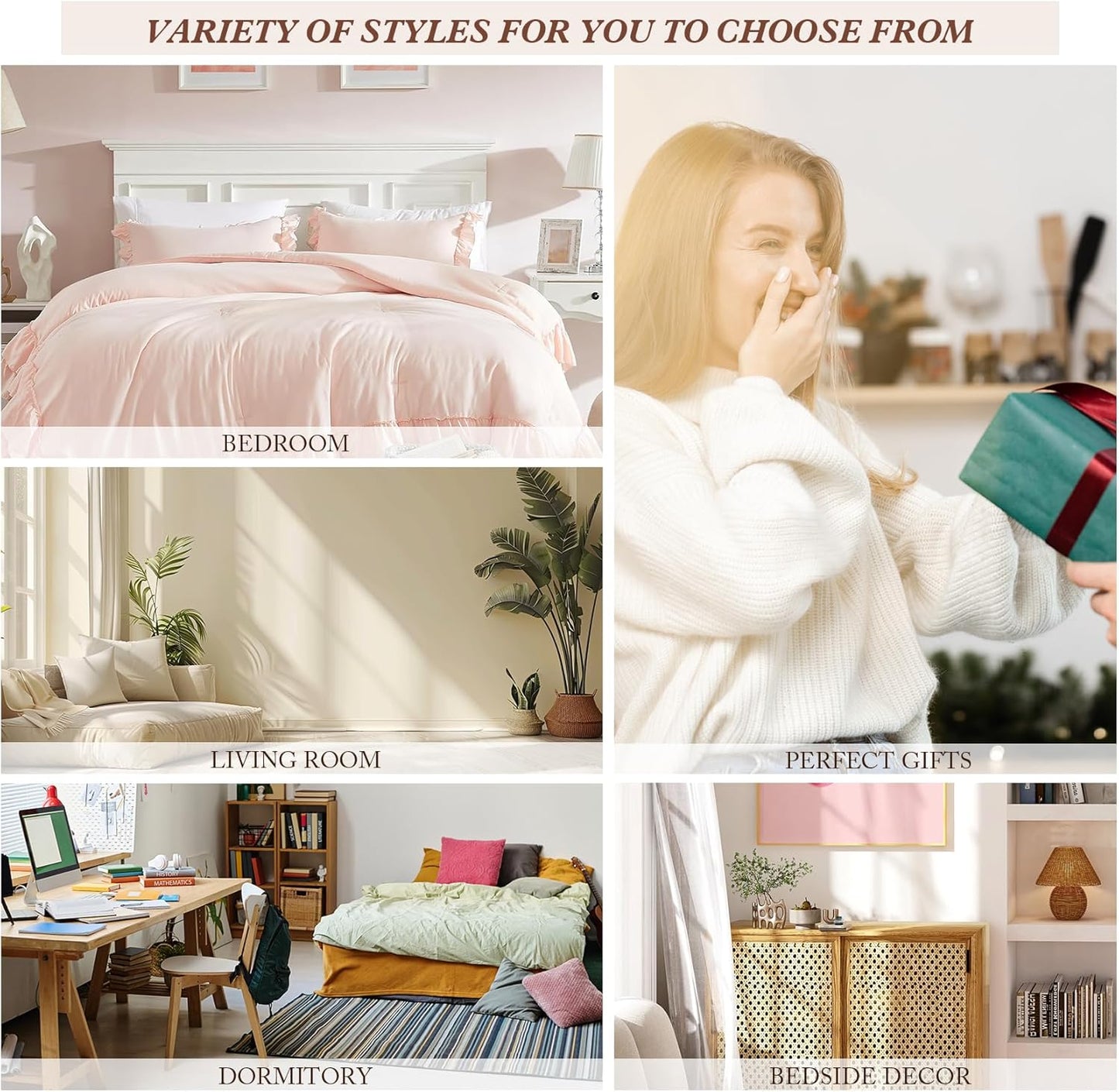 Shescrzionu Coquette Room Decor - 4 PCS Pink Bow Aesthetic Wall Art for College Girls | 10x8 Inch Set
