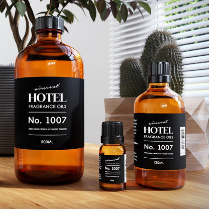 AirScent Hotel Diffuser Oil No. 1007 - Green Melon, Tropical Lily & Oakmoss - Premium Fragrance for Ultrasonic Diffusers | 10 mL Bottle
