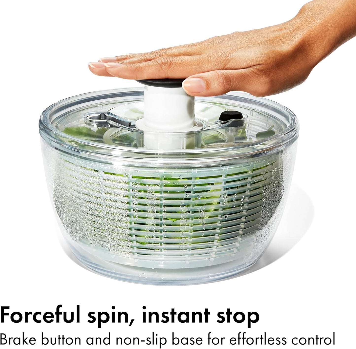 OXO Good Grips Salad Spinner - Efficient Lettuce & Herb Washer | Compact Design for Easy Use