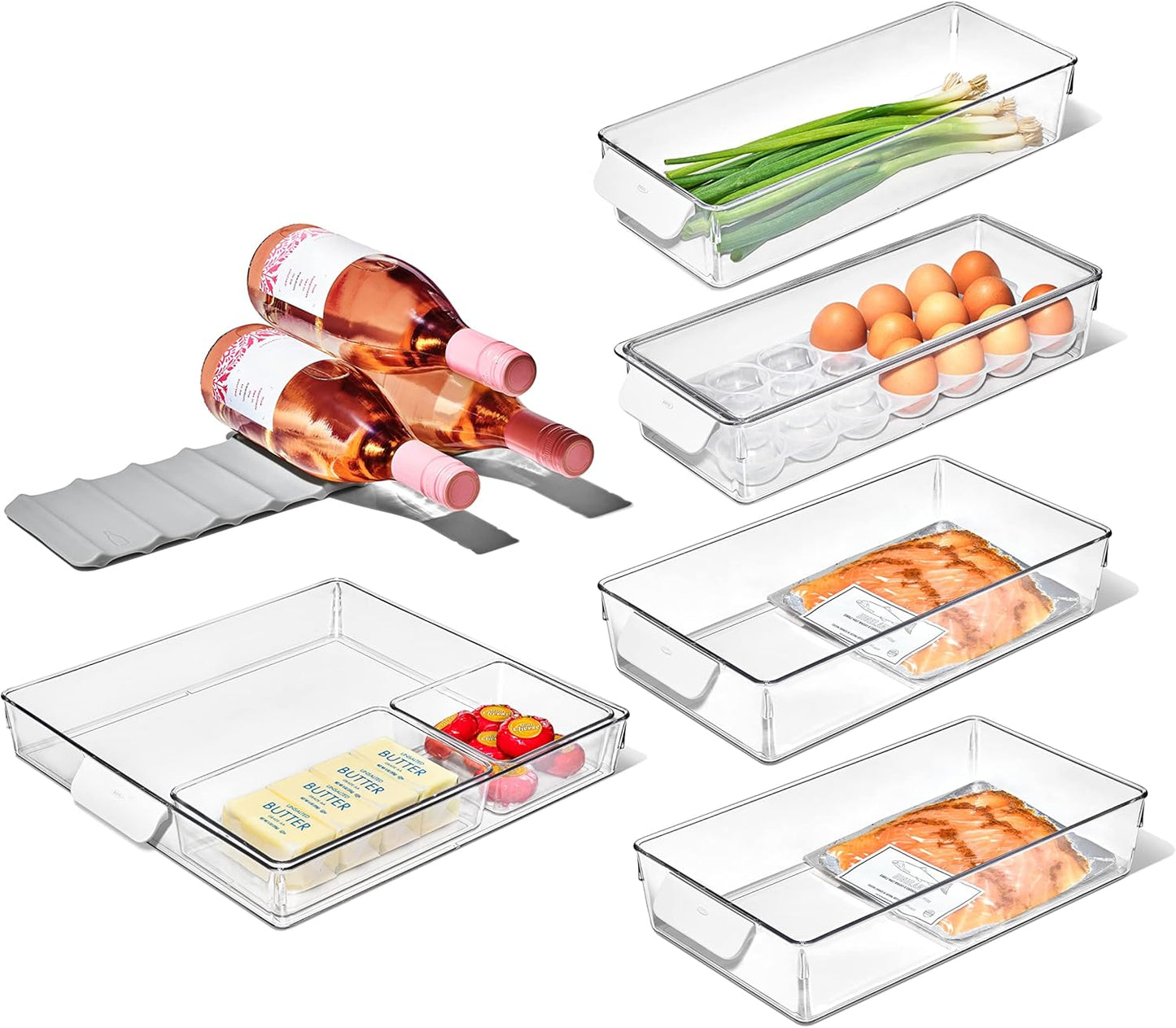 OXO Good Grips Fridge Organization Set - 8 Count Storage Containers for Optimal Freshness