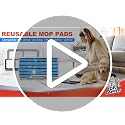Reusable Mop Pads Compatible with Shark Vac Mop VM252 VM250 VM401 Blue 1+4+8 Pack