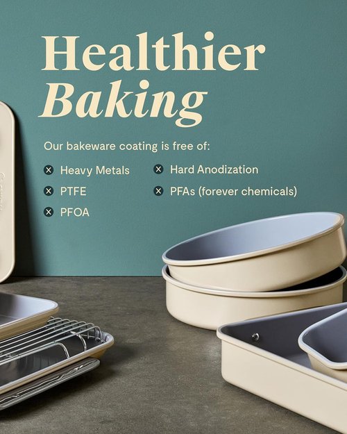 Caraway Non-Stick Ceramic Muffin Pan - 12-Cup Design with Naturally Slick Coating - Non-Toxic & PFOA Free - Ideal for Cupcakes and More - Perracotta