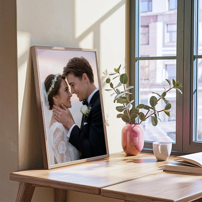 MRC Wood Products Custom Printed Portrait | Personalized Canvas Artwork - 4 Sizes & 2 Frame Options