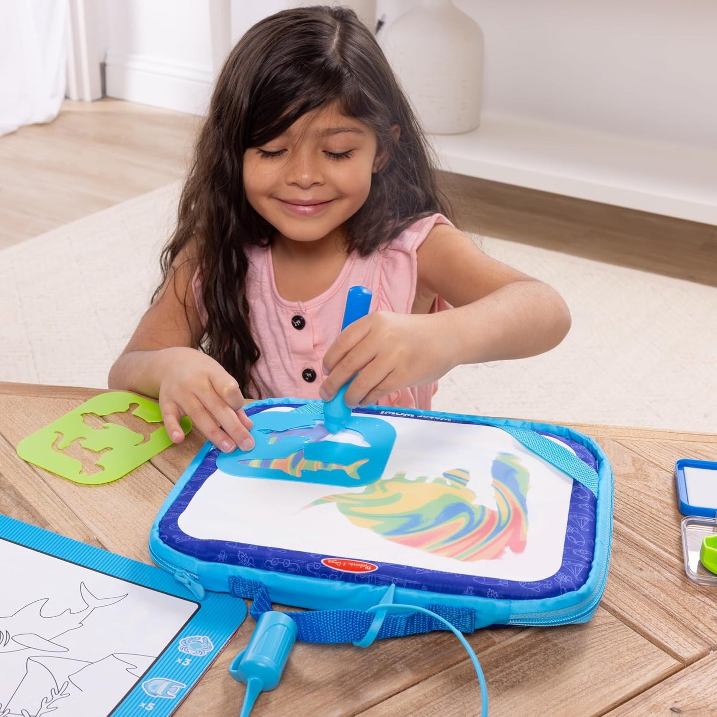 Melissa & Doug Water Wow! Reusable Color-Reveal Drawing Set - Mess-Free Travel Toy for Kids Ages 3+