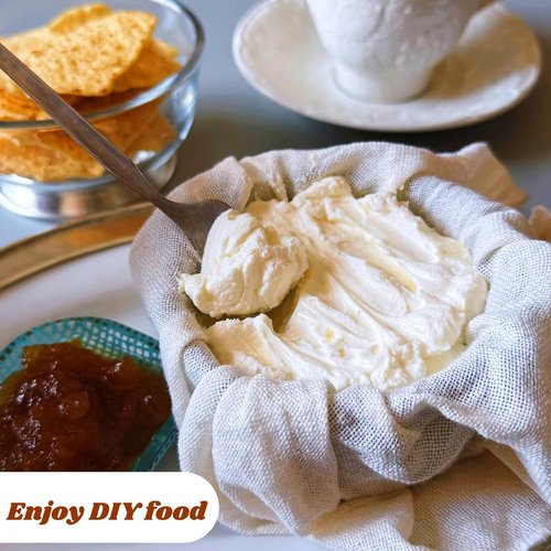 Grade 100 Cheese Cloths by [Brand Name] - 10 Pcs Unbleached Cotton Straining Cloths | 20x20 Inch for Yogurt, Juice, and Cooking