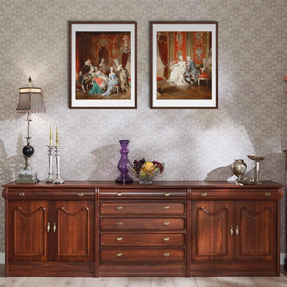 Upsimples 18x24 Picture Frame - Versatile Display for 16x20 with Mat or 18x24 Without - Brown, 1 Pack