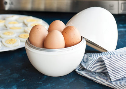 Nordic Ware Microwave Egg Boiler - Perfectly Cooked Eggs in Minutes | Compact Design for Easy Use