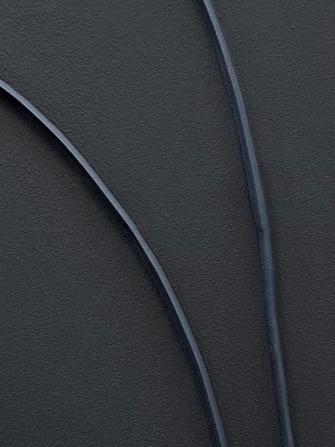 NANKAI Hand-Painted Black Minimalist Oil Painting - 24x36 Inch Abstract Wall Art for Home Decor