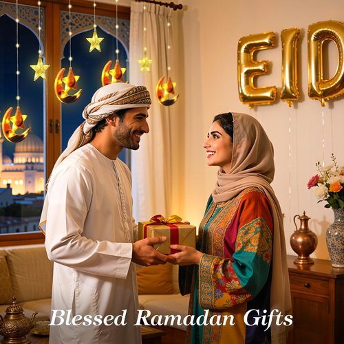 Lewondr 138 LED Moon Star Fairy Lights - USB Powered Curtain String Lights with Remote Control | 8 Modes & 6H Timer for Ramadan Decorations