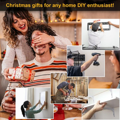 Stud Finder Wall Scanner - 5 in 1 Stud Finder Tool w/Smart Chip and HD LCD Display, Stud Detector Beam Finders for the Center and Edge of Wood AC Wire Metal Studs Joist Pipe (Buttercup)
