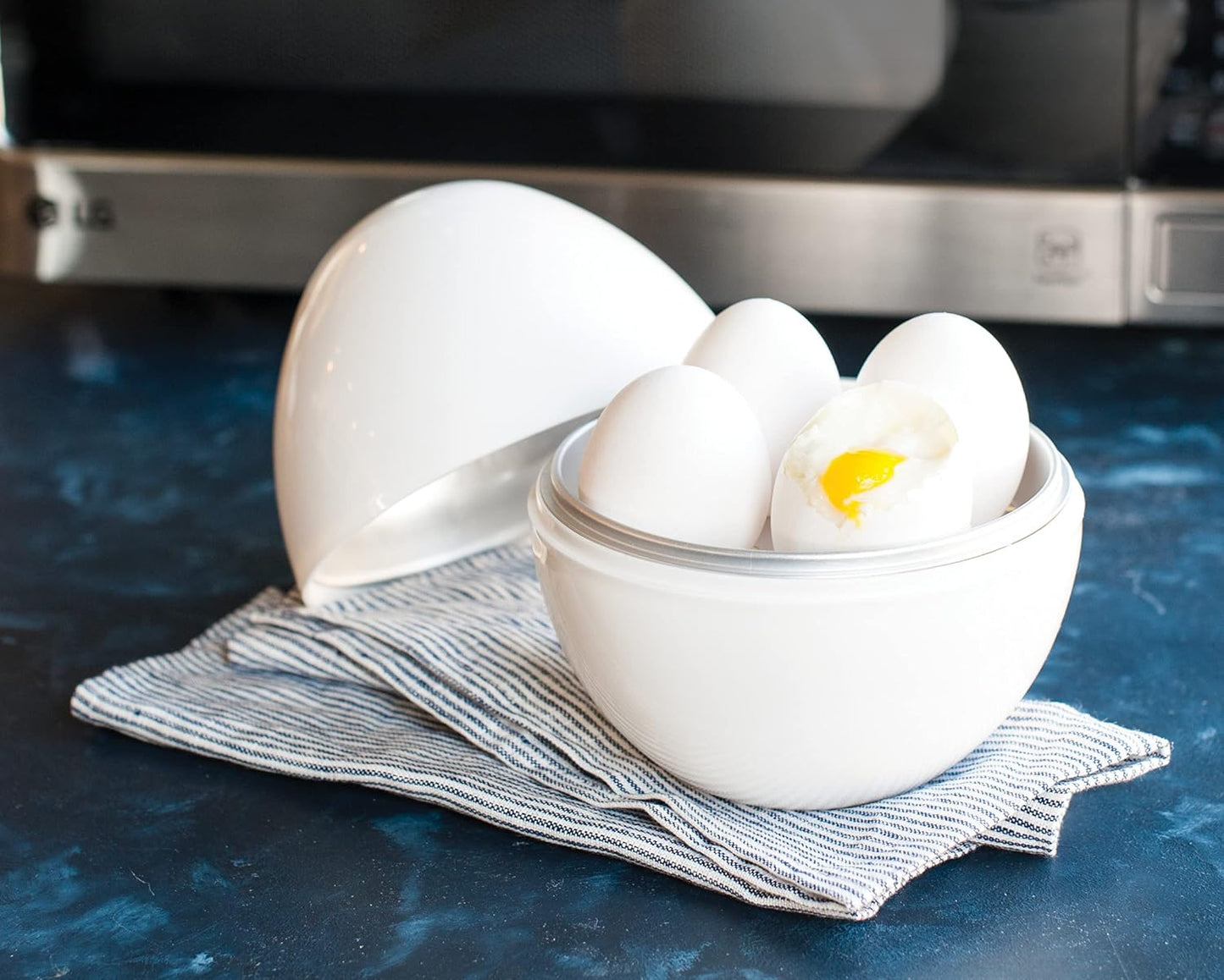 Nordic Ware Microwave Egg Boiler - Perfectly Cooked Eggs in Minutes | Compact Design for Easy Use