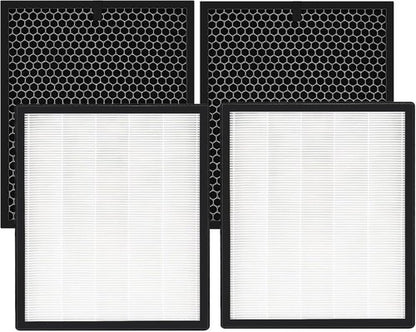LEVOIT LV-PUR131 Replacement HEPA & Activated Carbon Filters - 2 Pack for Air Purifier Models