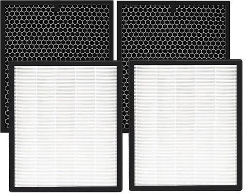 LEVOIT LV-PUR131 Replacement HEPA & Activated Carbon Filters - 2 Pack for Air Purifier Models