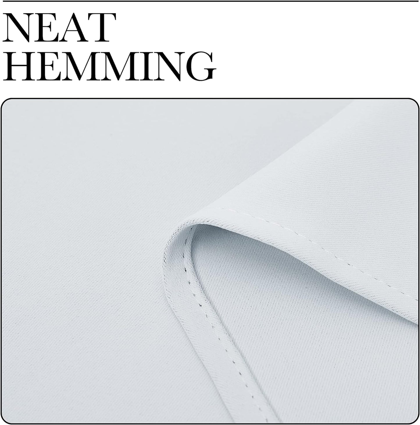 NICETOWN Room Darkening Curtains - Thermal Insulated Grommet Drapes for Bedroom | 2 Panels, 29x45, Platinum Greyish White