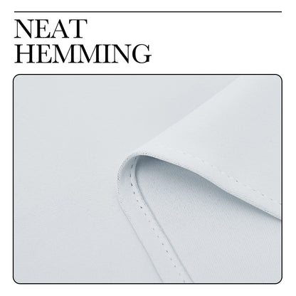 NICETOWN Room Darkening Curtain Panels - Home Fashion Ring Top Thermal Insulated Room Darkening Curtains for Bedroom/Nursery (2 Panels, 55 inches W x 96 inches, Greyish White)