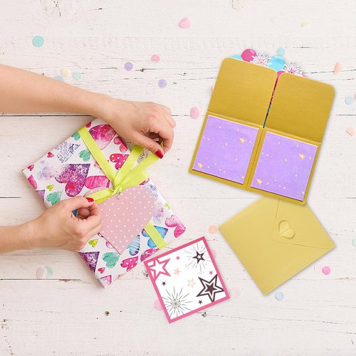 JY-King Happy Birthday Pop-Up Card - Colorful 3D Celebration Box for Adults & Kids | Perfect Handmade Gift