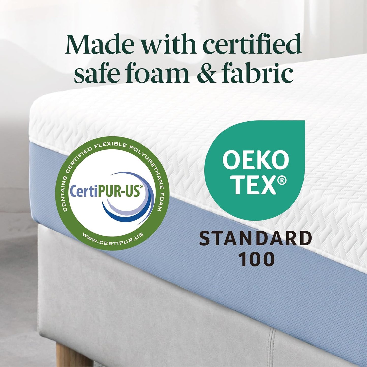 Zinus 10 Inch Queen Memory Foam Mattress - Cooling Comfort, Fiberglass Free, Medium Feel, Safe Materials