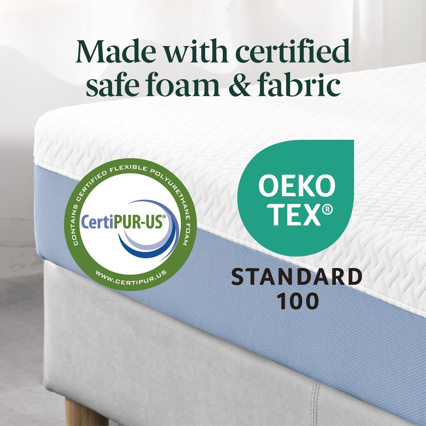 Zinus 8 Inch Queen Cooling Essential Memory Foam Mattress [NewVersion], Fiberglass Free, Medium Feel, Breathable Cooling Layers, Certified Safe Materials