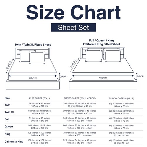 Casual Living Cali King Sheets Set 6 Piece Cooling Bed Sheets with 4 Envelope Pillowcases Soft Microfiber Deep Pocket Hypoallergenic Washable Bedding Set for Master Bedroom, California King, Beige